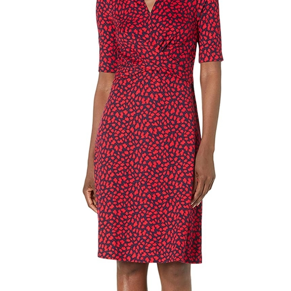 2/$35 NEW No Tags - Lark & Ro Short Sleeve Tulip Dress - Picture 2 of 8